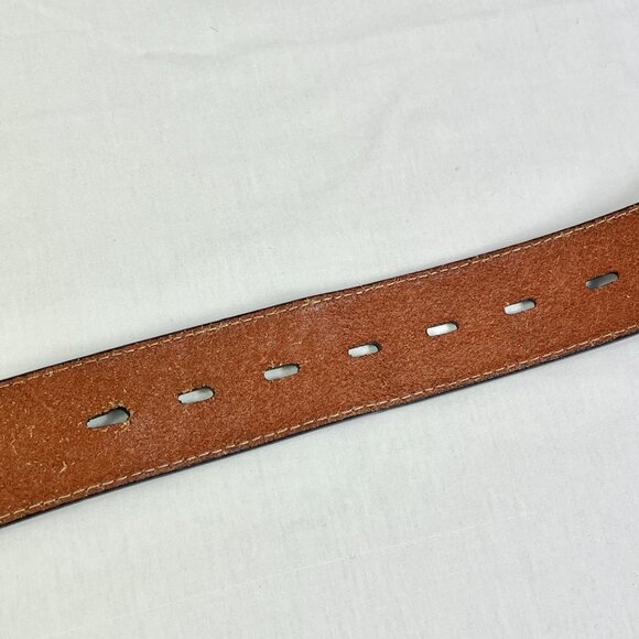 Wrangler Genuine Leather Embossed Design Belt No Buckle 38-40 - Picture 6 of 7